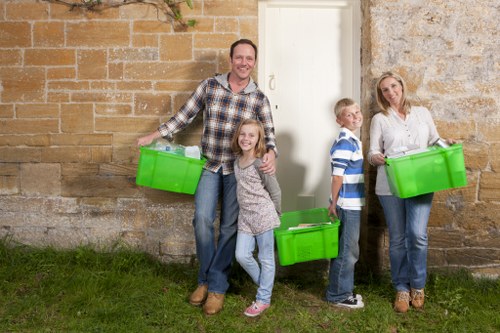 Professional movers assisting with a move in Barking