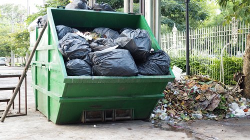 Various sizes of enclosed skips available for hire